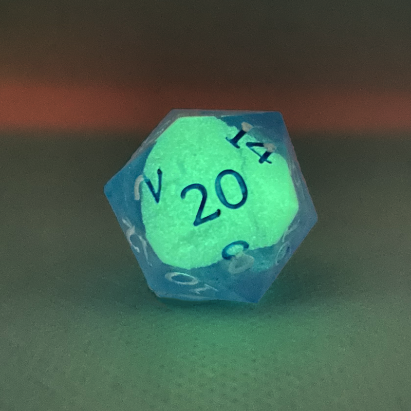 Set de dados Cristal Fluorescente - Imagem 2