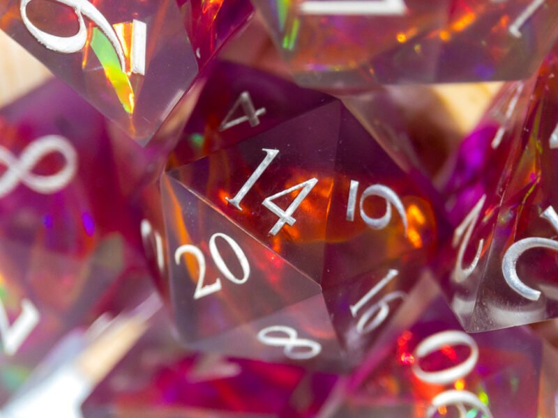 Set de dados Coração de Rubi