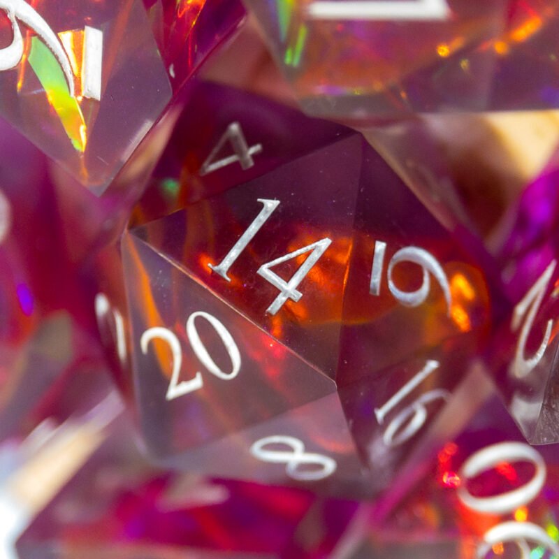 Set de dados Coração de Rubi