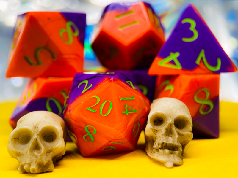 Set de dados Halloween Vibes