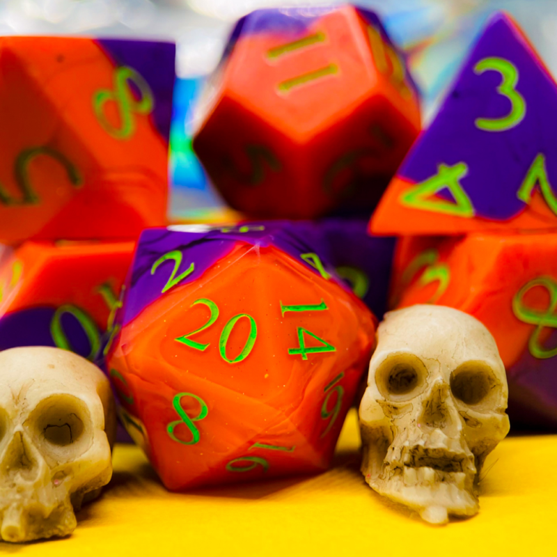 Set de dados Halloween Vibes
