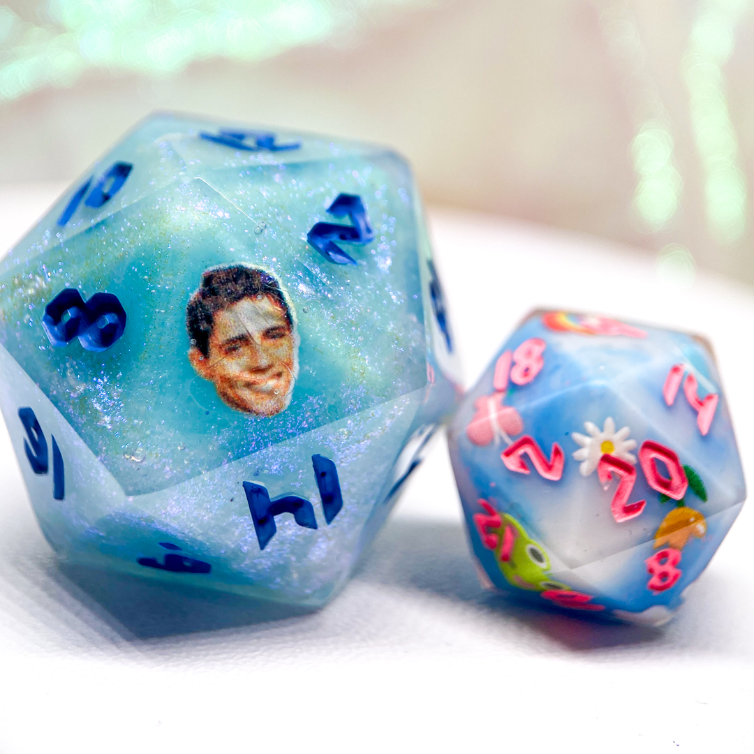 Dado d20 Jumbo RODA VIVA (40mm) - Imagem 4